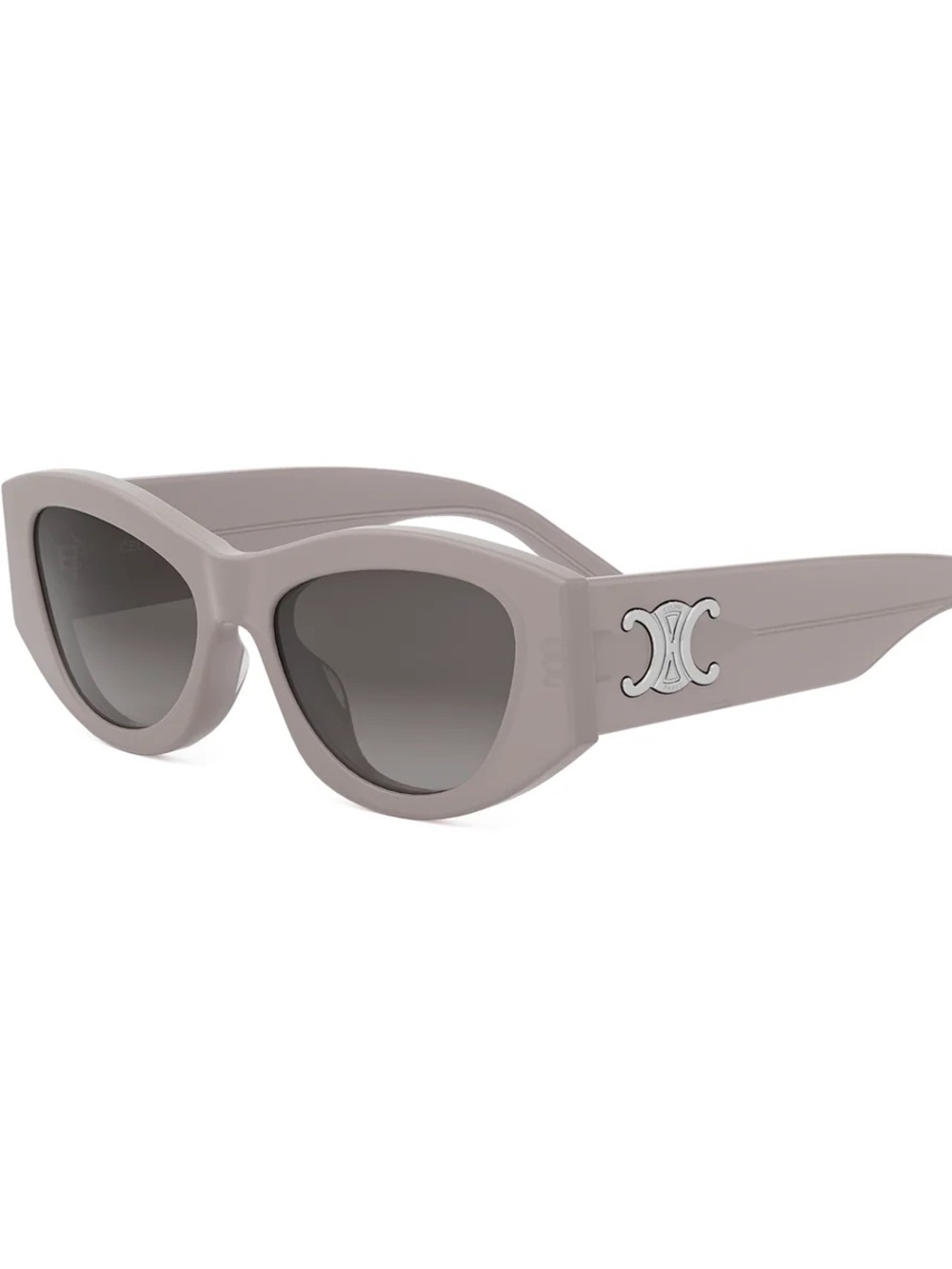 Celine Taupe Cat-Eye Women's Sunglasses with Signature Logo